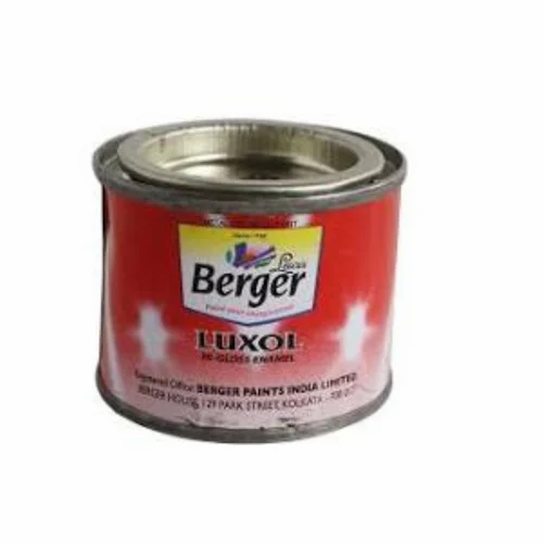 BERGER Luxol Hi-Gloss Enamel Paint | Oil-Based | Mirror Like Durable Weather Resistant High Gloss Finish | for Interior & Exterior Wall Wood Metal Surfaces(Brown)