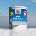 BERGER HomeShield Roof Kool & Seal Roof Coating Solar Reflective Heat Resistant Waterproofing Paint for Terrace Fully Acrylic Elastomeric Crack Bridging Anti-Microbial & Dirt-Resistant (White)